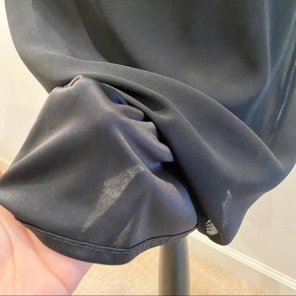 Vintage Zara Basic Collection V-Neck Ruffle Sleeves Dress - Picture 15 of 16